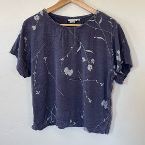 Vintage Blue Tencel Top